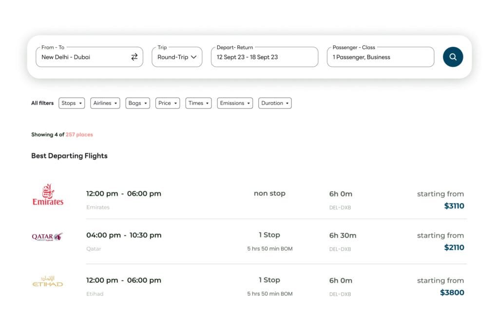 Flight Prices and Availability Scraping Services