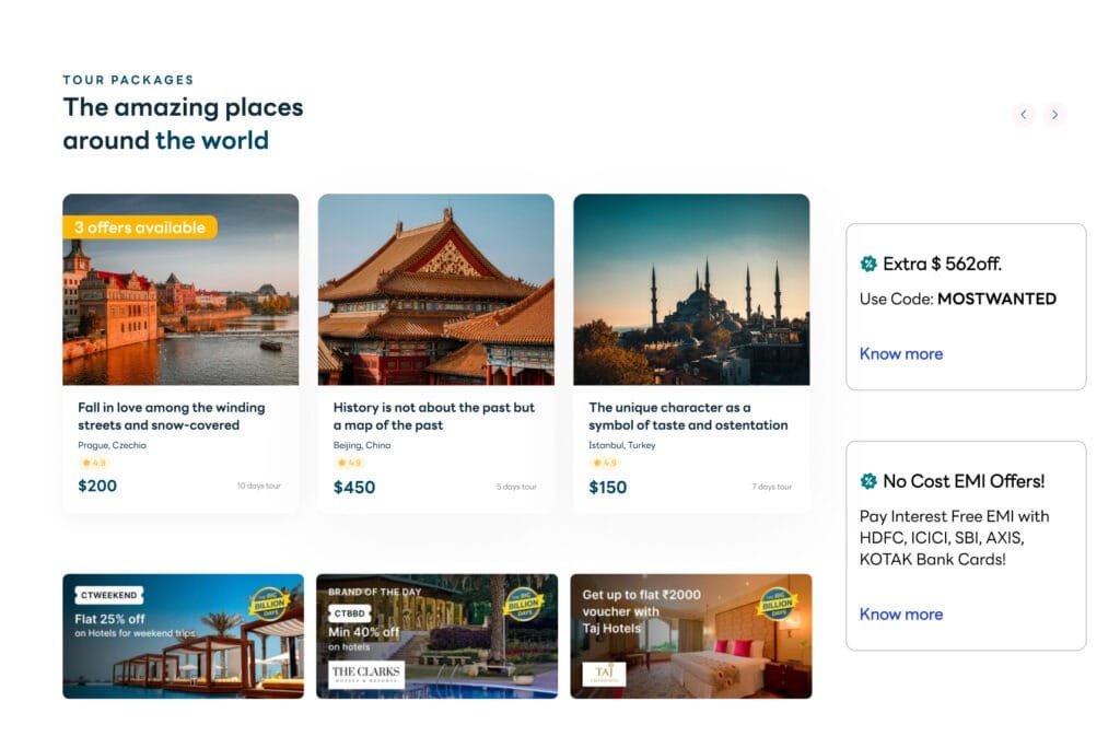 Travel Package Deals and Promotions Monitoring Services