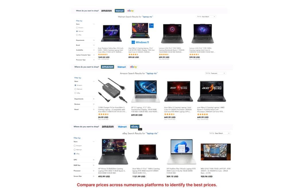 Walmart Price Comparison API