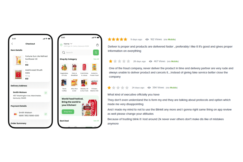 Grocery Stock Review Scraping Services